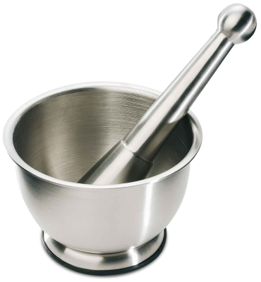 Mörser aus Edelstahl