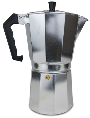 Traditionelle italienische Kaffeemaschine 6 oder 12 Tassen