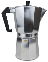 Traditionelle italienische Kaffeemaschine 6 oder 12 Tassen
