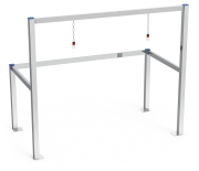 Doppelparkplatz für Einkaufswagen