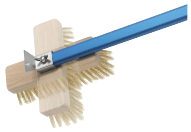 Reinigungsbürste mit schwenkbarem Grill für professionelle Backöfen