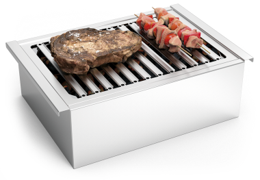 Professioneller tragbarer Tischgrill aus Edelstahl
