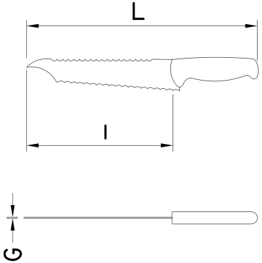 Spezialmesser für Tiefkühlkost