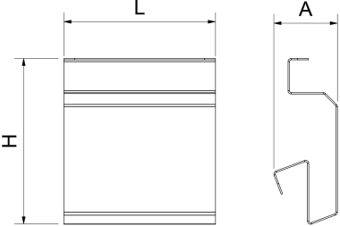 Gastronorm-Deckelhalterung