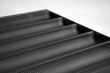 Backblech mit Mulden aus Aluminium 600x400 mm.