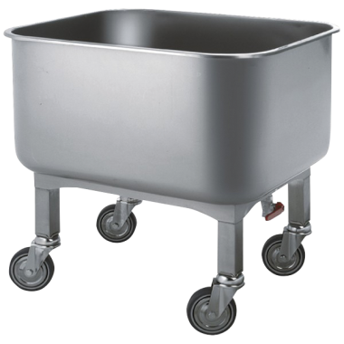 Waschwagen aus Edelstahl