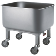 Waschwagen aus Edelstahl