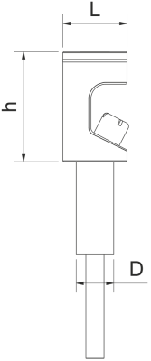 Batteriebetriebener elektronischer Wasserhahn aus Edelstahl für 1/2"-Wasserkühler