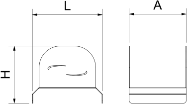 Schlauchhalter aus Edelstahl