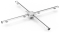 Ablauf für modularen Schlitzkanal mit vertikalem Abgang, umwandelbar in einen horizontalen 200x200 m