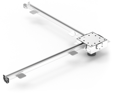 Abschnit für Modularkanal oder Dachrinnen von 1700 mm.