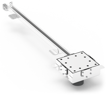 Abschnit für Modularkanal oder Dachrinnen von 1700 mm.