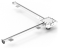 Abschnit für Modularkanal oder Dachrinnen von 1700 mm.