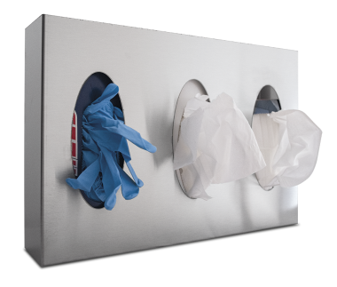 Spender für 3 Schachtel Taschentücher, Handschuhe, Handtücher etc.