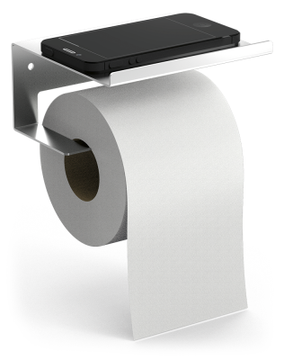 Toilettenpapierhalter mit Ablage
