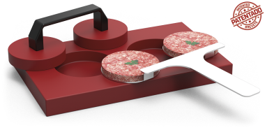 Doppelter hygienischer Burger-Zerkleinerer ø100 mm.