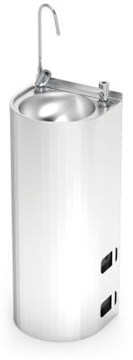 Elektronischer Kaltwasser-Trinkbrunnen aus Edelstahl