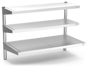 Wandbord aus Edelstahl Imagine 3 Etages