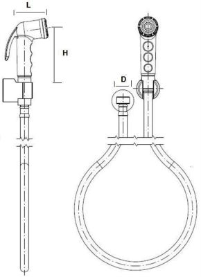 Hygienedusche Serie Basic