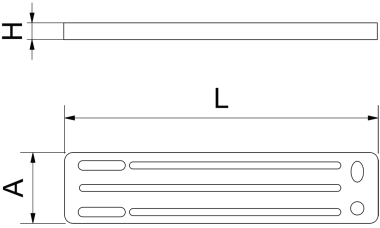 Polyethylen-Messerhalter