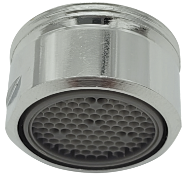 Fester verchromter Luftsprudler für Wasserhahn (6 lts/min)