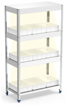 Innengarten Regal