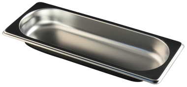 Gastronorm Behälter 2/8 (325x132 mm) aus Edelstahl