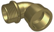 Ecke 90º M-H, Anschluss 1/2"