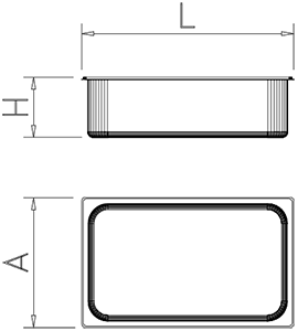 Eisbehälter aus Polycarbonat
