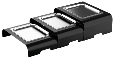 Kleiner neutraler Tablett-Aussteller Buffet Produktlinie