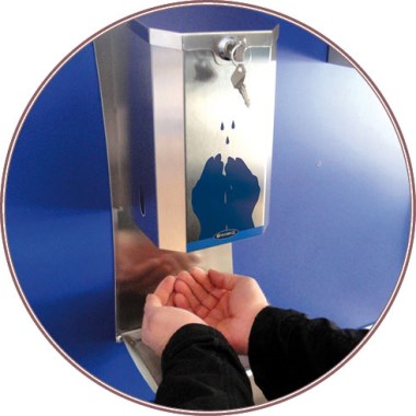 Automatischer Seifen- oder Desinfektionsmittelspender