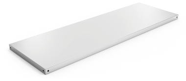 Ablageboden aus Edelstahl für Regale, Stahldicke 0,8 mm