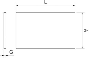 Ablageboden Standart aus Polyethylen IMAGINE GN