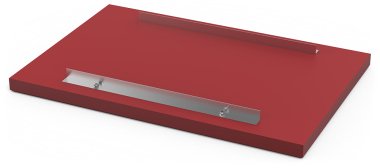 Anschlag aus Edelstahl für Schneidplatten
