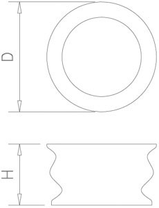 Mörser aus Polyethylen