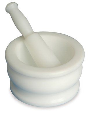 Mörser aus Polyethylen