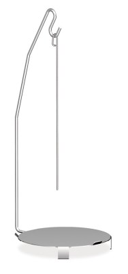 Spießhalter aus rostfreiem Edelstahl