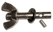 Ersatz-Spannschraube für Fleischersäge, aus rostfreiem Edelstahl