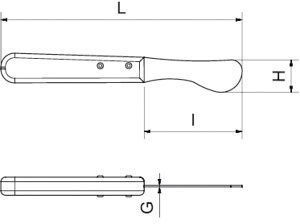 Buttermesser, Frühstücksmesser