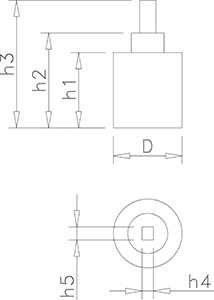 Ersatzpatrone für Ventile 462408, 463206, 463602, 462412, 463204 und 463208