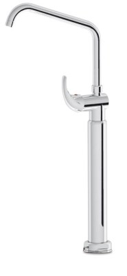 Armatur mit Einhebelmischer auf Säule