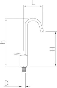 Armatur zum nachfüllen von Flaschen für Trinkbrunnen