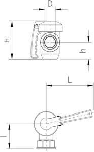 Ablaufventil 1 1/2" für Gefäße