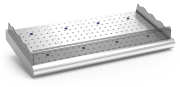 Fischtheke aus Edelstahl 2 m
