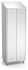 Spind, Umkleideschrank mit einem Abteil und 2 Türen, aus Edelstahl