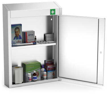 Medizinschrank aus Edelstahl