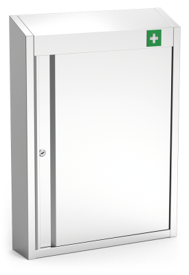 Medizinschrank aus Edelstahl
