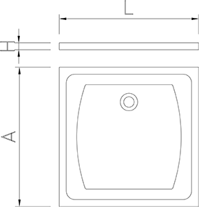 Duschplatte