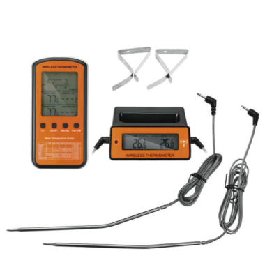 Backofenthermometer mit drahtloser Programmwahl