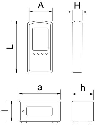 Backofenthermometer mit drahtloser Programmwahl